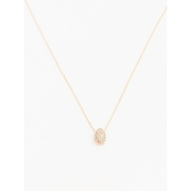 Swarovski Necklace TEARDROP Pendant, Rose Gold -5457900