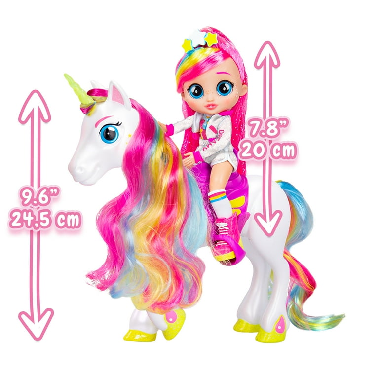 Cry babies dreamy unicorn top doll