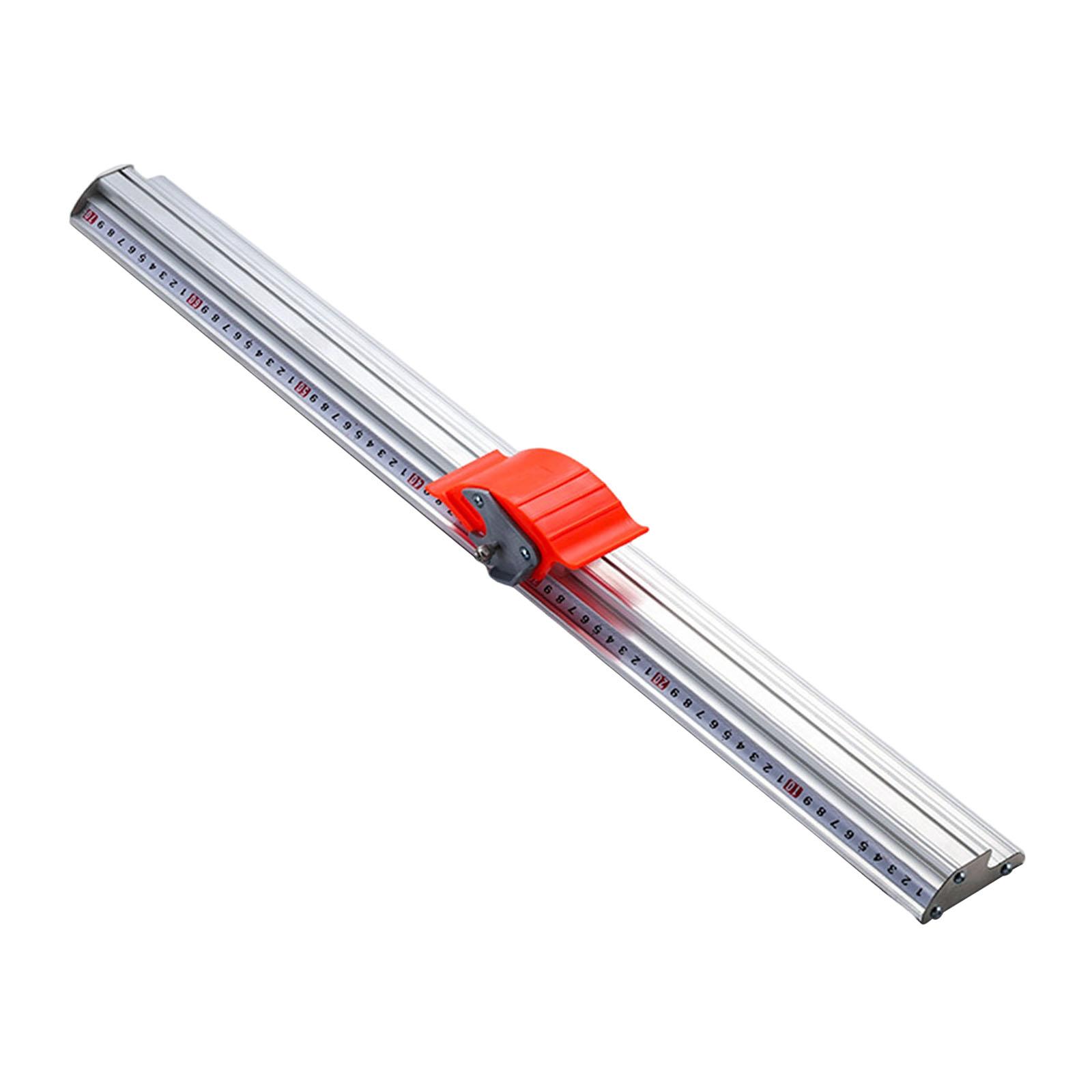 QSTDGVPW Manual Cutting Ruler Cutting Positioning Track Ruler for Paper Box PET Sheet 70cm
