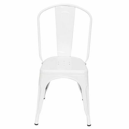 Industrial Tables For Restaurants 4 Pack High Back Retro Industrial-style Iron Sheet Chair Suitable for Restaurants, Pubs, Cafe (17.5