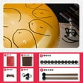 thumbnail image 4 of Kayannuo Handmade Steel Tongue Drum Kit Steel Tongue Drum Color Hollow Drum Percussion, 4 of 4