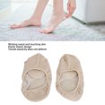 thumbnail image 3 of Long Silicone Socks Cosmetic Moisturizing Socks Long Silicone Gel Socks 2pcs Long Silicone Socks Moisturizing Shock Absorption Plant Extract Soft Foot  Pedicure Socks Skin Color, 3 of 8