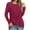 Hot Pink, variant on Aayomet Womens T Shirts Pocket Shirts for Women Casual Loose Fit Tunic Top Comfy Cute Sweatshirts Long Sleeve,Orange L