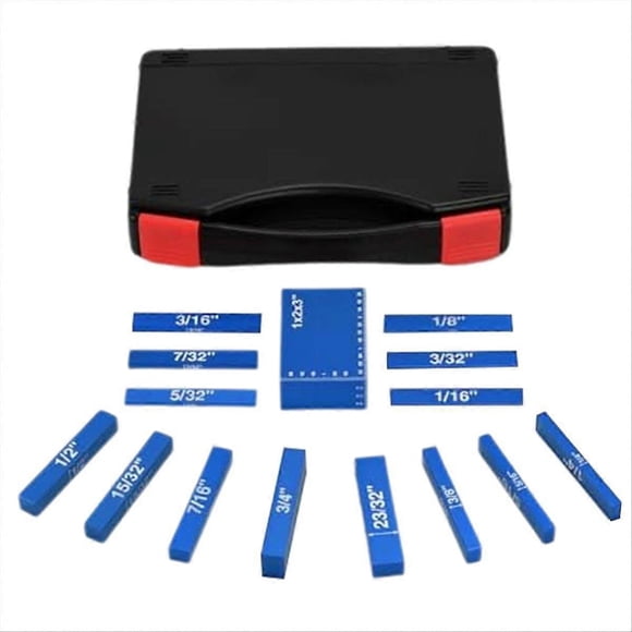 Setup Blocks Woodworking Height Gauge Set Blue