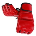 thumbnail image 3 of Gants de Boxe, Gants MMA Unisexes Demi-Doigt Gants de Boxe Unisexes Confort Ultime, 3 of 9