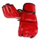 thumbnail image 3 of Guantes unisex de MMA, guantes de boxeo de medio dedo con palmas abiertas para entrenamiento de combate, color rojo, 3 of 8