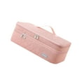 thumbnail image 3 of Bolsa de almacenamiento para secador de pelo, estuche de viaje para secador de pelo, multiusos, de poliéster, para guardar herramientas de peinado rosa, 3 of 8