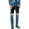 thumbnail image 2 of Calvin Klein Mens Colorblocked Slim Fit Jeans, Blue, 34W x 32L, 2 of 2