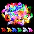 thumbnail image 2 of 30/60/100Pcs LED Glow Finger Light for Wedding Christmas Halloween Party Decoration Kids Birthday Party Goodie Bag Pinata Filler (Mix,100Pcs), 2 of 7