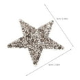 thumbnail image 2 of unbranded 6Ud Parches Con Aplicación De Rhinestone Para Prendas Y Accesorios En Gris Oscuro, 2 of 6