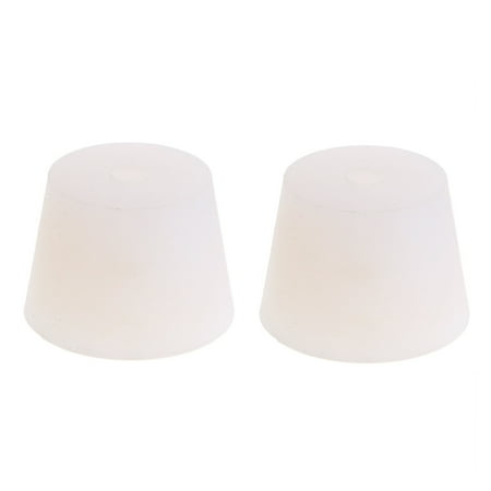 

ZUARFY 2 Pcs Silicone Rubber Plug Stopper With Hole Airlock Bubbler Valve Wine Brew