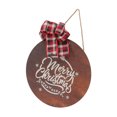 thumbnail image 4 of Bowknot Round Hanging Sign, Christmas Front Door Sign Clear Texture For Party ANGGREK Otros, 4 of 7