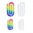 thumbnail image 3 of pitrice 10x Clear Sublimation Paper Clips 10 Pack Acrylic Blanks For Custom Designs Sublimation Acrylic 3*1.9 inch, 3 of 6