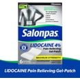 thumbnail image 1 of Salonpas Lidocaine Pain Relieving Gel-Patches Maximum Strength, 6 Each, 1 of 5