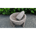 thumbnail image 3 of Molcajete de 20 Cm de piedra volcánica CEMCUI tono rojo, 3 of 4