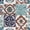 Color 2, variant on Peel and Stick Wallpaper Blue White Ceramic Tile Ornamental Floral Geometric Wall Mural 23.6in x 9.8ft Self Adhesive Removable Wall Paper Renter Friendly Wallpaper for Nursery Bedroom Cabinets