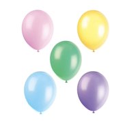 Assorted Party Latex Balloons - 12", Pastel Colors, 50 Pcs