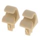 thumbnail image 1 of 2x Soporte de Clip de Gancho de Visera Interior Interior 2pcs Beige Sharpla Soporte de clip de gancho para visera, 1 of 7
