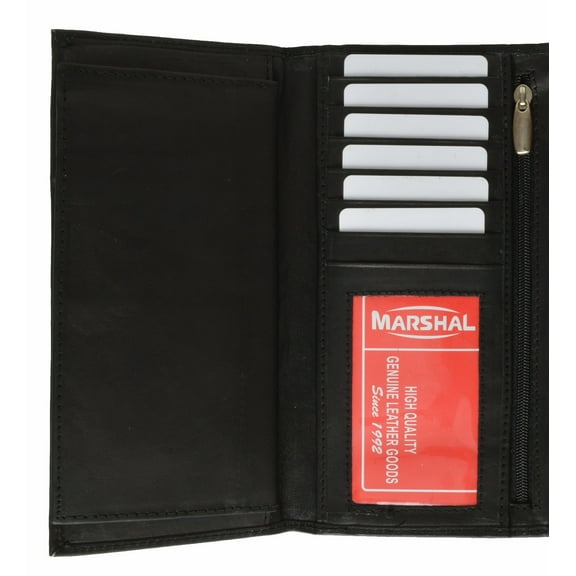 Womens Checkbook Wallet with ID Window and Snap Button Closure 3575 CF