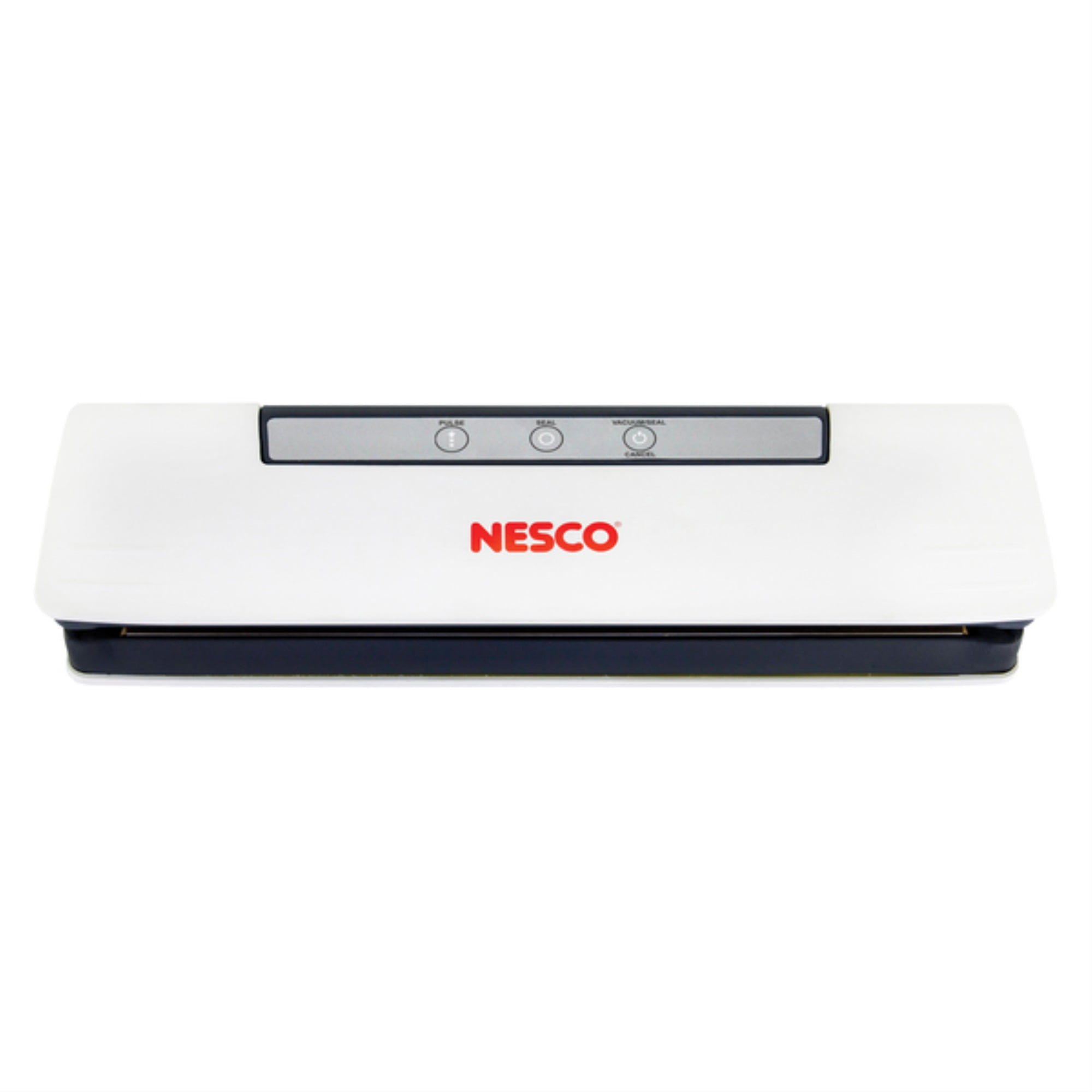 Nesco Compact Vacuum Sealer Machine, White Food Sealer With Quiet Operation, Pulse Mode, Includes (10) Pre-Cut Bags, For Kitchen Storage & Meal Prep