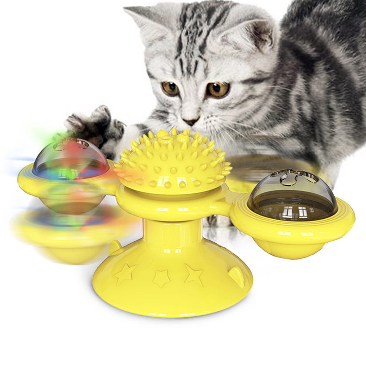 interactive cat suction toy