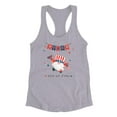 thumbnail image 3 of Patriotic Gnome W Flags Racerback Tank Women -Image by Shutterstock, Female x-Small, 3 of 4