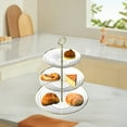 thumbnail image 6 of Vacemry Under $5 Three Tier Cake Stand, Multi Layer Serving Tray, Party Dessert Display, Snack Fruit Platter, Adjustable Height Stand, Portable Food Server, Home Kitchen Essential, 6 of 6