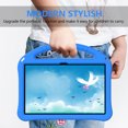 thumbnail image 3 of Feishell Kids-Friendly Case for Lenovo Tab M10 Plus (3rd Gen) 2022 Released,with Portable Handle & Kickstand,Shockproof EVA Foam Anti-Scratch Child Protector Tablet Case Cover,Blue, 3 of 7