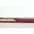 thumbnail image 5 of YHSF Modern Contemporary Area Rug for Living Room Bedroom Office Rug Trendz Style (Red/Black, 8 Feet x 10 Feet), 5 of 5