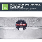 Behrens 1-OV Wash Tub, 7.5 gal Capacity, Steel Galvanized