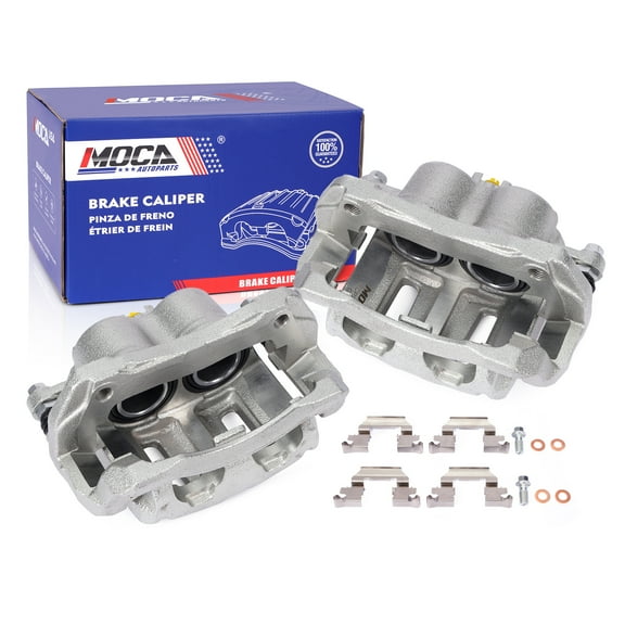 MOCA AUTOPARTS 2x Front Disc Brake Caliper Fit for 2007-2016 Honda CR-V 2.4L & 2005-2010 Honda Odyssey 3.5L & 2007-2012 Acura RDX 2.3L