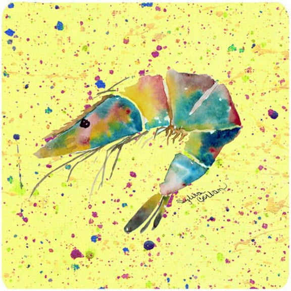 Shrimp Foam Coasters - Set Of 4