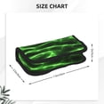 thumbnail image 3 of Wukai Green Lightning Print Big Capacity Pencil Case, Upgraded Canvas Pencil Pouch Large Pencil Bag Organizer,Aesthetic Supply, 3 of 6