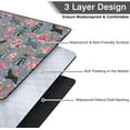 thumbnail image 6 of Extra Large Picnic Blankets Waterproof Foldable (80 "x 80") Beach Blanket Waterproof Sandproof,3-Layer Thicking Mat Outdoor Packable Camping Blanket, 6 of 6