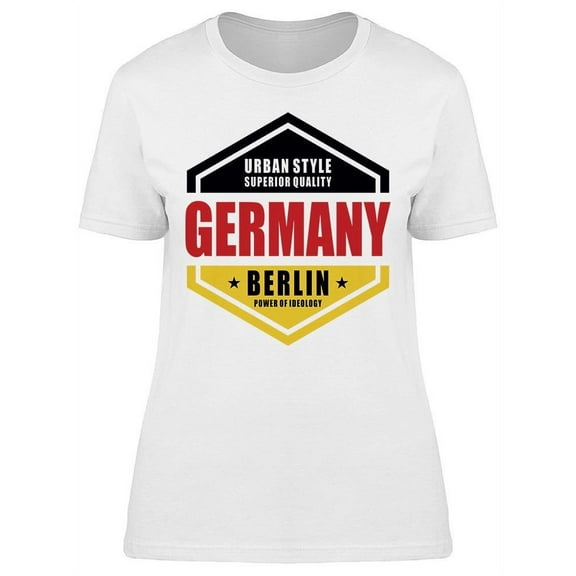 Urban Style Germany T-Shirt Women -Image by Shutterstock, Female Large