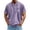 Purple, variant on Men's Henley Shirt 100% Cotton Acid Wash Tee Short Sleeve Solid Retro Vintage Style Washed Henley Casual T-Shirt