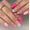 A4, variant on (Buy 2 Get 1 Free) Short Square Press On Nails, Pink Brown French Tip Polka Dot Fake Nails, 24PCS Reusable Acrylic Glue On Nails Manicure Kit for Women Daily Wear