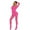 Pink, variant on Under $5.00,Lolmot Womens Sexy Fishnet Bodysuit Lingerie Long Sleeve Bodysuit Crotchless Mesh Bodystockings One Piece Teddy Lingerie Nightwear