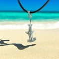 thumbnail image 3 of Hammerhead Shark Necklace- Shark Gifts for Women and Men, Realistic Hammerhead Shark, Gifts for Shark Lovers, Sea Life Jewelry, Realistic Shark Charm, 3 of 11