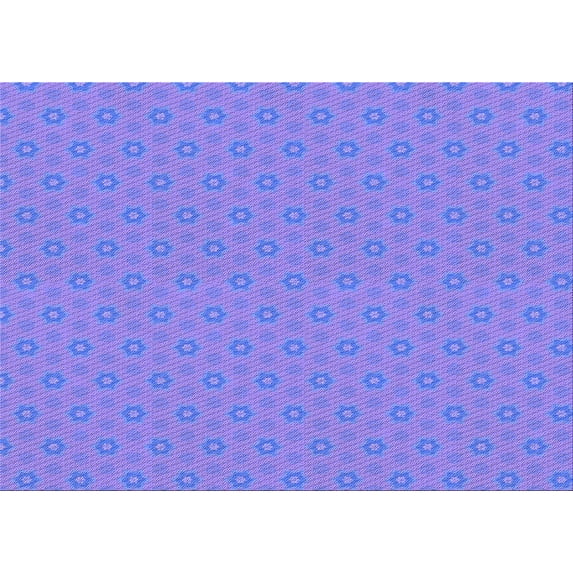 Ahgly Company Indoor Rectangle Patterned Light Slate Blue Area Rugs, 7' x 9'