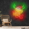 thumbnail image 2 of Craftnamesign Merry Christmas Neon Light Sign, Christmas Home Decor, Xmas Wall Sign, 2 of 5