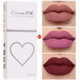 thumbnail image 3 of HHBEAUTY 3 Colors Matte Lip Mud,Velvet Lip Gloss Set Multi-Purpose Matte Lipstick, Waterproof Long Lasting Non-Sticky Gloss Smooth Pack Of 3 Lip Gloss Blush Makeup Set For Lips And Face, 3 of 3