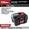 thumbnail image 2 of Hyper Tough 1.5-Gallon Wet Dry Vacuum, 20V Max, Cordless, Tool Only, 2 of 13