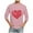 a_Pink, variant on Njoeus Women Men Heart Graphic Tees Big & Tall Casual 3/4 Sleeve Shirts Loose Fitted Crewneck Gym Workout T-Shirt Plus Size 3X 4X 5X Clearance Wine