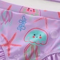 thumbnail image 4 of MEZZALL Summer Cute Cartoon Three Piece Swimsuit For Girls Toddlers Children Bohemian With Cartoon / Flower Print Beachwear, 4 of 5