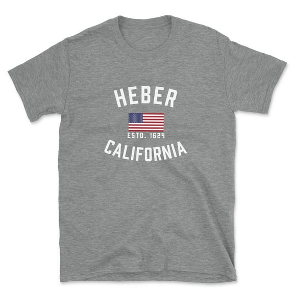 Heber California Patriot Men's Cotton T-Shirt