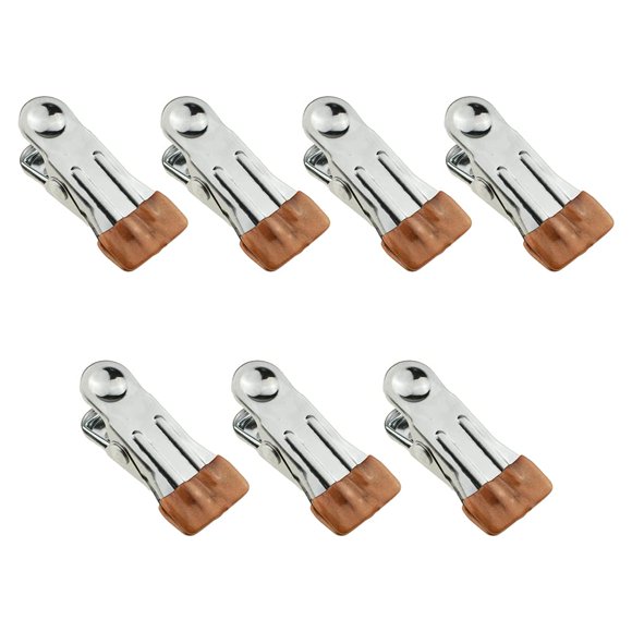Hahiyo Pinzas Para Ropa De Acero Inoxidable Clip Para Calcetines Lavandería 2.2 Pulgadas De Longitud Con Resorte Agarre Fuerte A Prueba De Viento Fácil Pellizco Colgar Práctico Ahorre Espacio No Dañe
