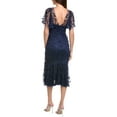 thumbnail image 2 of Theia womens  Gretchen Beaded Cocktail Dress, 2, Blue, 2 of 4