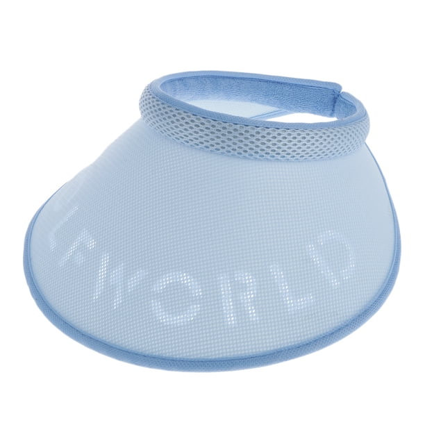 Sombrero de visera de ala grande Hugo para mujer protección solar 50 azul