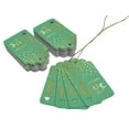 thumbnail image 3 of Inkdotpot Gold Foil Paper Hang Tags Made With Love Text Favor Tags 100 Pack, 3 of 6